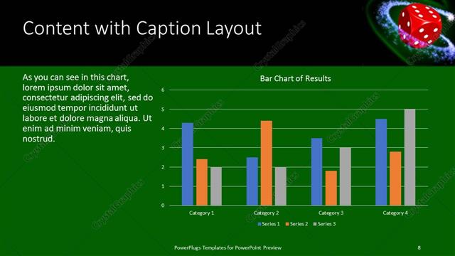 Content with Caption presentation slide layout