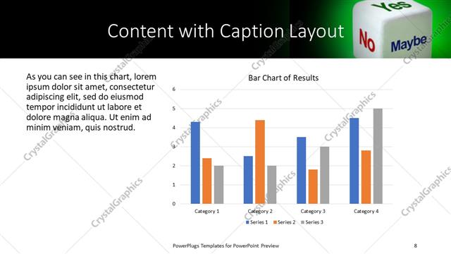 Content with Caption presentation slide layout