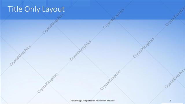 Title Only presentation slide layout