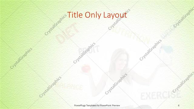 Title Only presentation slide layout