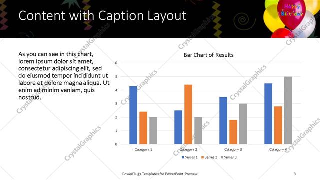 Content with Caption presentation slide layout