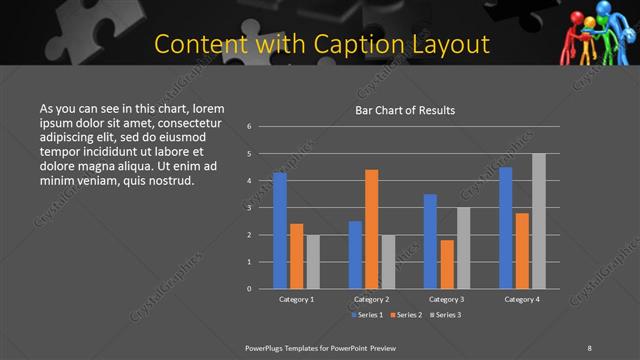 Content with Caption presentation slide layout