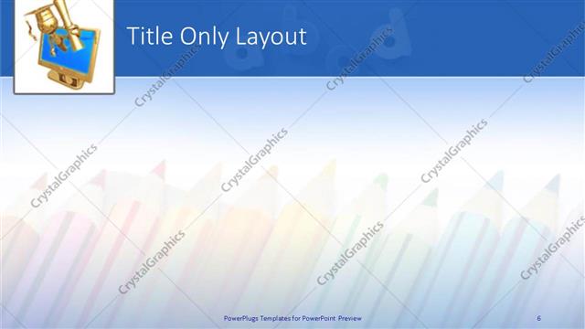 Title Only presentation slide layout