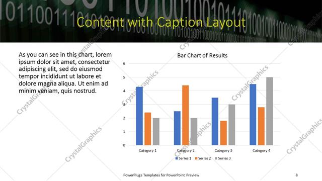 Content with Caption presentation slide layout