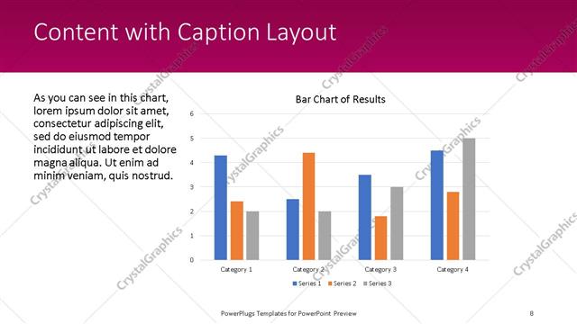 Content with Caption presentation slide layout