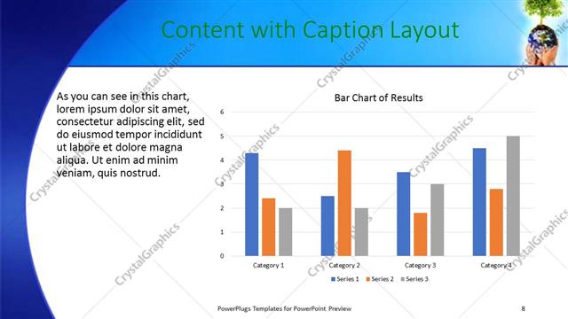 Content with Caption presentation slide layout