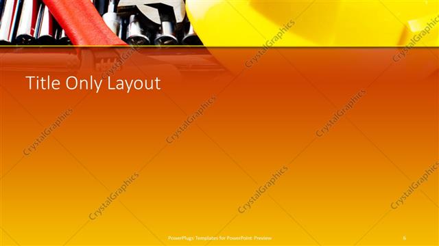 Title Only presentation slide layout