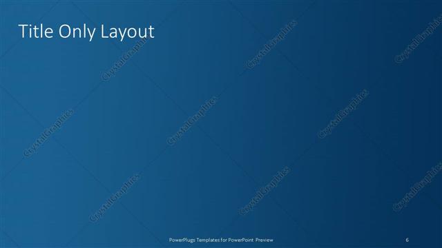 Title Only presentation slide layout