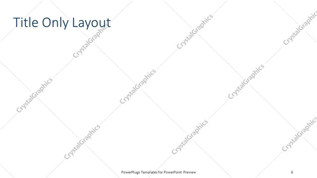 Title Only presentation slide layout