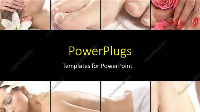  Presentation with manicure - Different tiles showing two ladies getting massages and manicure