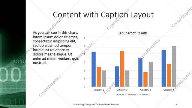 Content with Caption presentation slide layout
