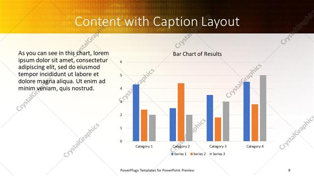 Content with Caption presentation slide layout