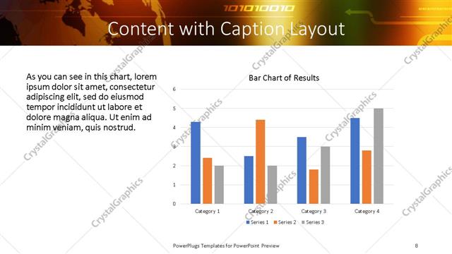 Content with Caption presentation slide layout