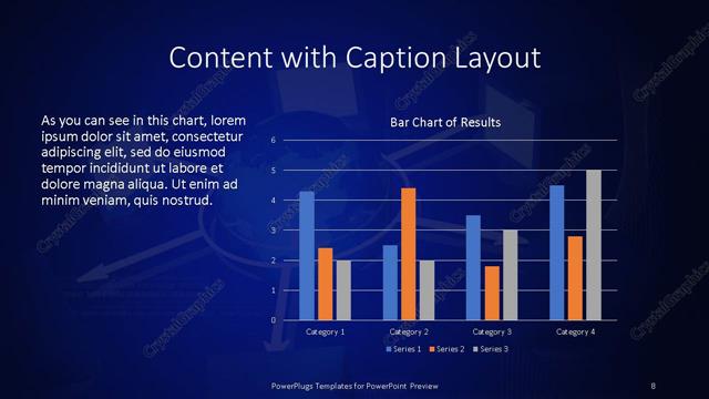 Content with Caption presentation slide layout