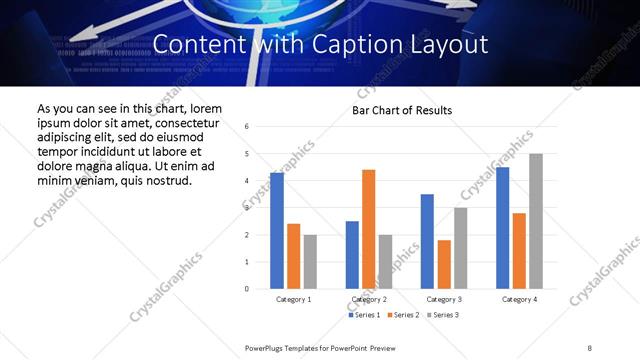 Content with Caption presentation slide layout