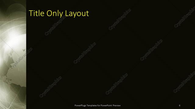 Title Only presentation slide layout