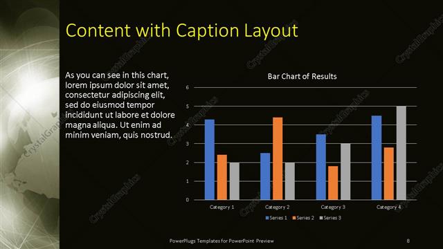 Content with Caption presentation slide layout