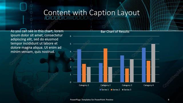 Content with Caption presentation slide layout