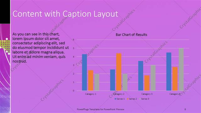 Content with Caption presentation slide layout