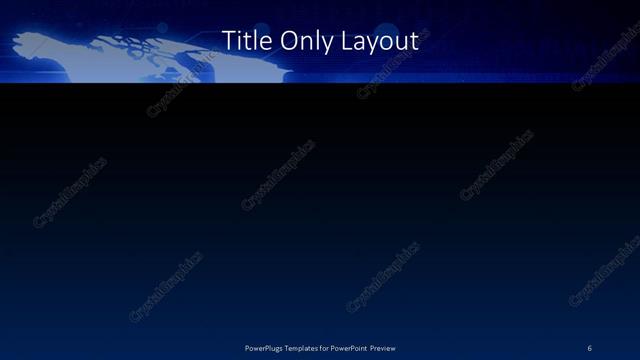 Title Only presentation slide layout