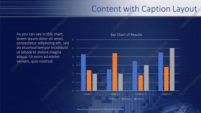 Content with Caption presentation slide layout