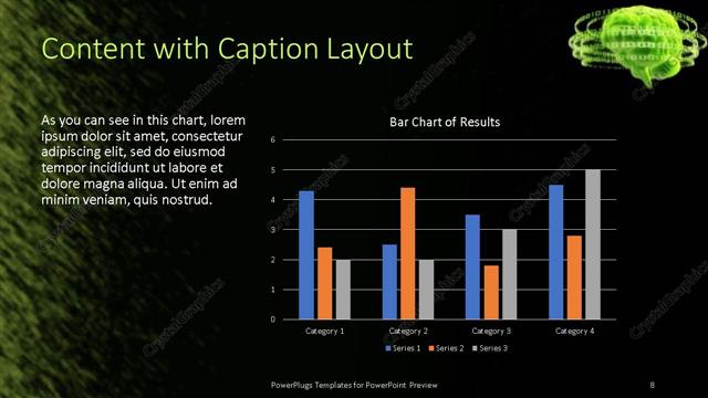 Content with Caption presentation slide layout