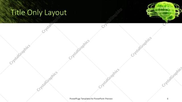 Title Only presentation slide layout