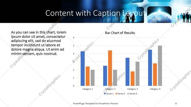 Content with Caption presentation slide layout