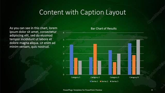 Content with Caption presentation slide layout