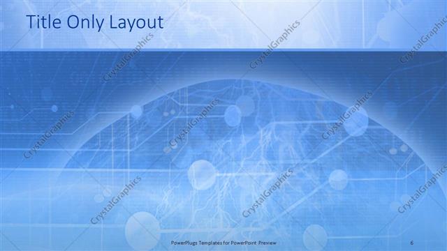 Title Only presentation slide layout