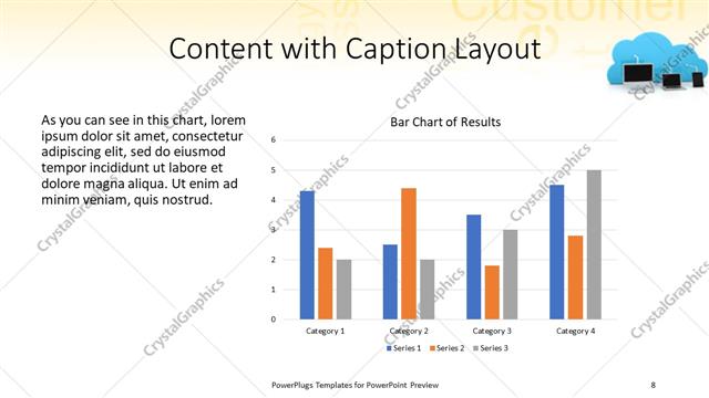 Content with Caption presentation slide layout