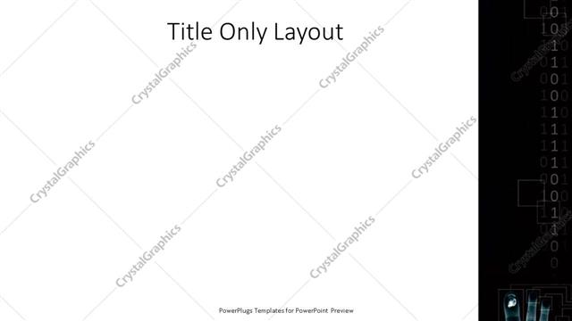 Title Only presentation slide layout