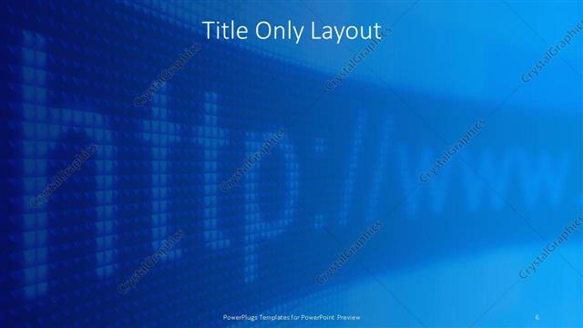 Title Only presentation slide layout