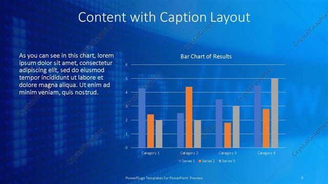 Content with Caption presentation slide layout