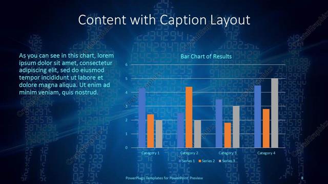 Content with Caption presentation slide layout