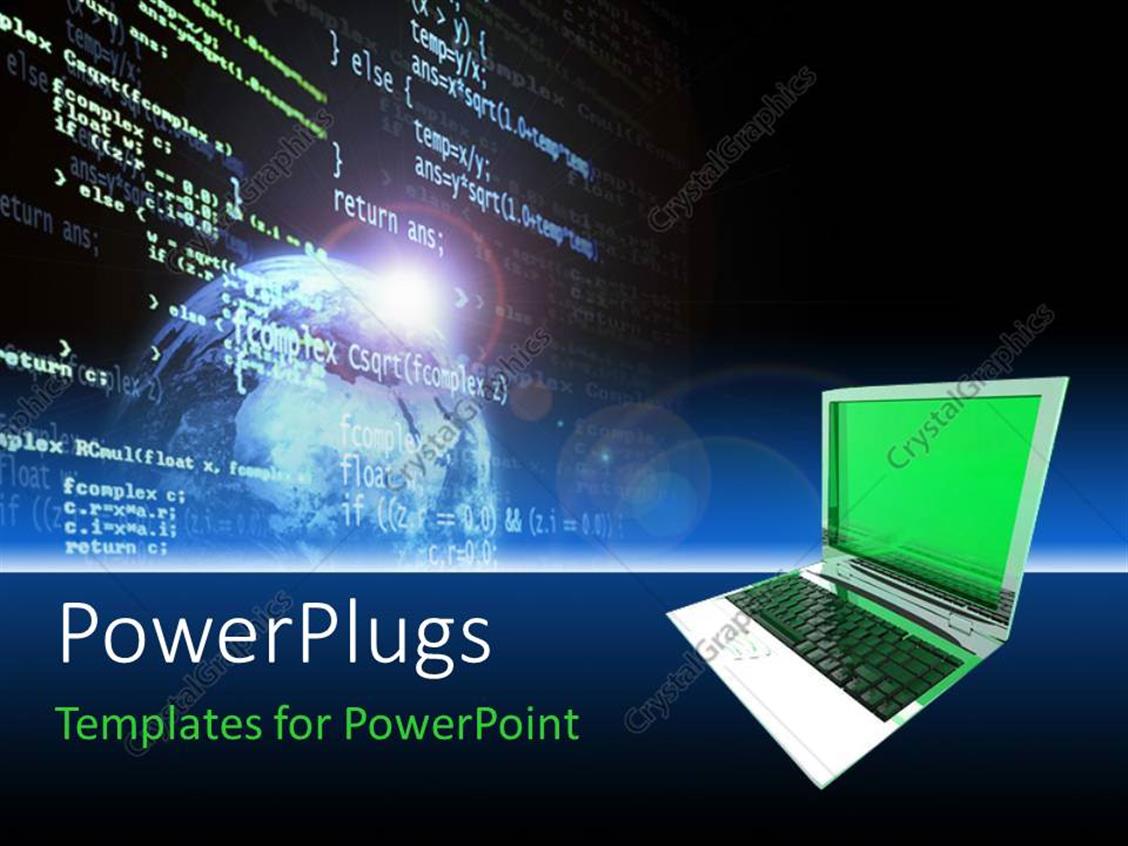 powerpoint-template-digital-program-code-with-a-earth-globe-background