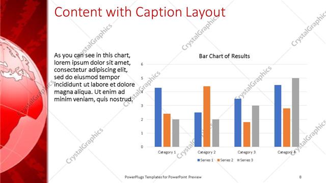 Content with Caption presentation slide layout