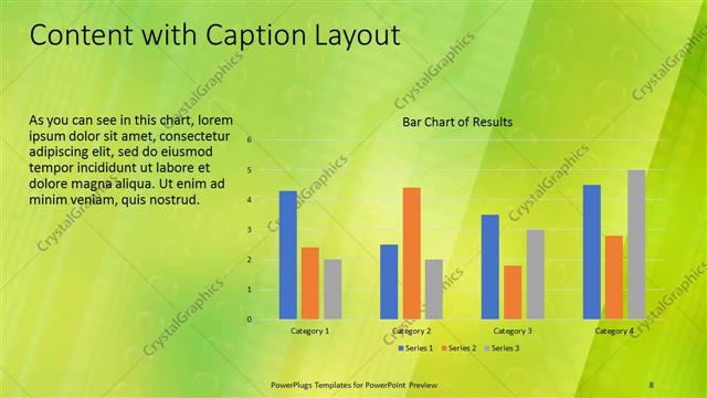 Content with Caption presentation slide layout