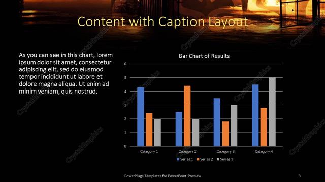 Content with Caption presentation slide layout