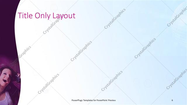 Title Only presentation slide layout