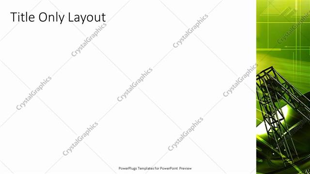 Title Only presentation slide layout