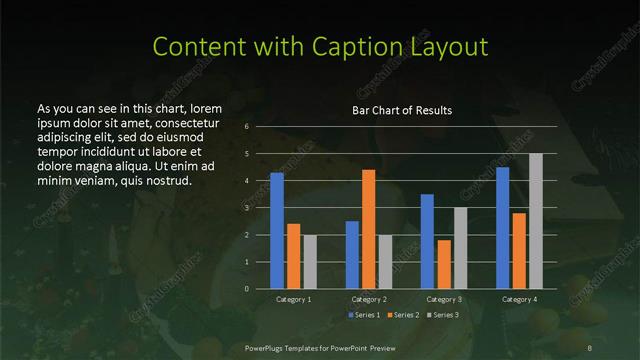 Content with Caption presentation slide layout