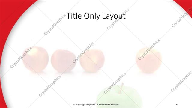 Title Only presentation slide layout