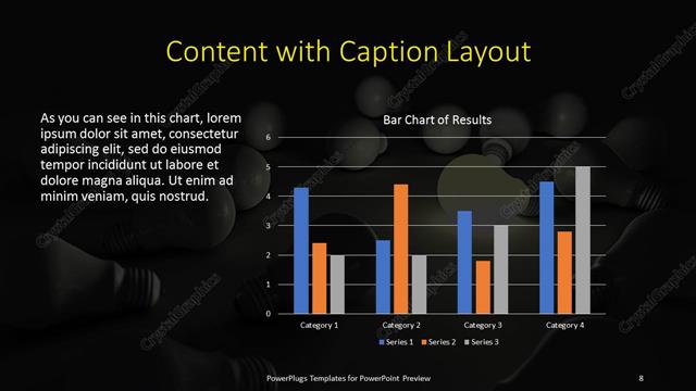 Content with Caption presentation slide layout