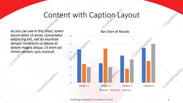 Content with Caption presentation slide layout