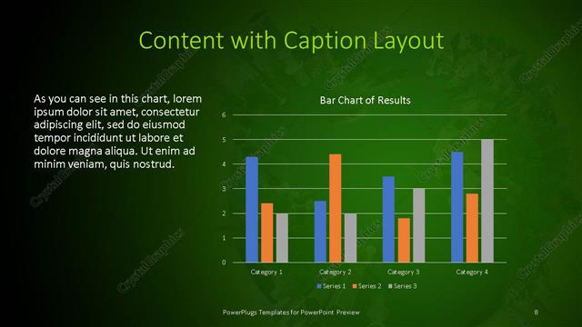 Content with Caption presentation slide layout