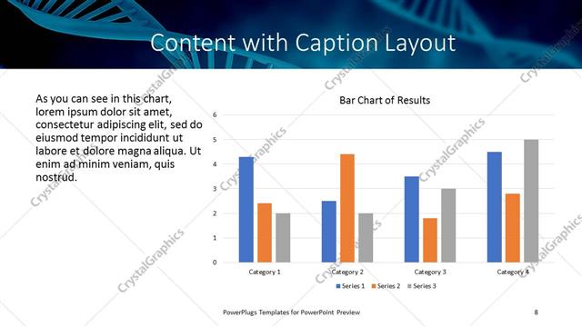 Content with Caption presentation slide layout