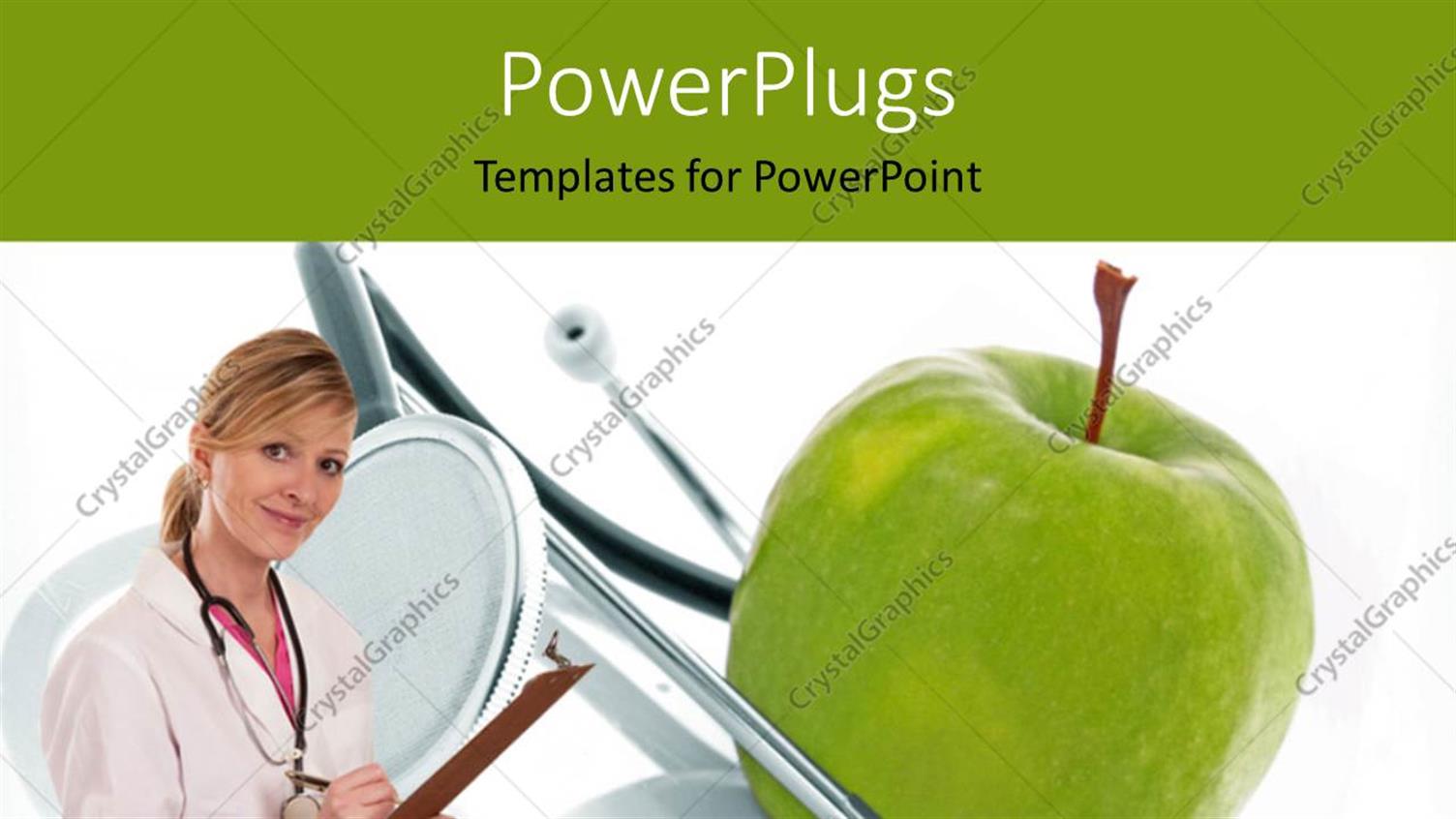 Featuring a Doctor with the Apple and the Stethoscope