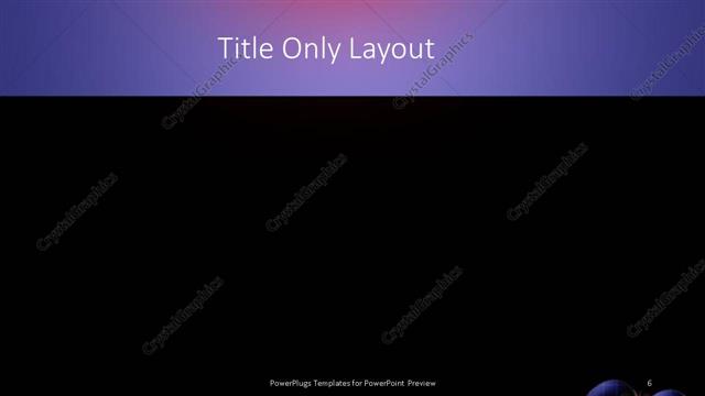 Title Only presentation slide layout