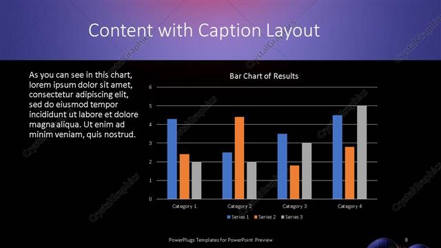 Content with Caption presentation slide layout